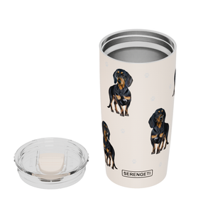 Dachshund black 20 Oz Stainless steel Insulated Tumbler