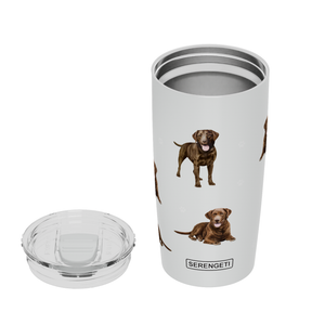 Labrador chocolate 20 Oz Stainless steel Insulated Tumbler