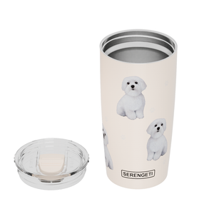 Maltese dog 20 Oz Stainless steel Insulated Tumbler