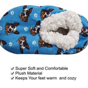 Australian Cattle Dog Slippers - Super Soft and Comfortable - One Size Fits Most - Cozy House Slippers - Non Skid Bottom - perfect for “Australian Cattle Dog gifts”