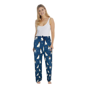 Jack Russell Terrier Pajama Bottoms - Unisex Cotton Blend – Super Soft and Comfortable – Perfect for Jack Russell Terrier Gifts