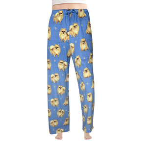 Pomeranian Pajama Bottoms - Unisex Cotton Blend – Super Soft and Comfortable – Perfect for Pomeranian Gifts