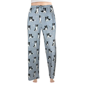Border Collie Pajama Bottoms - Unisex Cotton Blend – Super Soft and Comfortable – Perfect for Border Collie Gifts