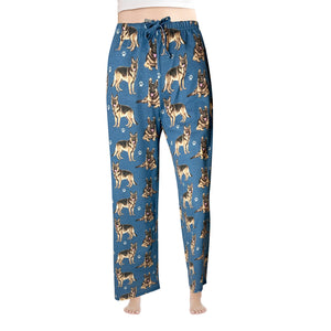 German Shepherd Pajama Bottoms - Unisex Cotton Blend – Super Soft and Comfortable – Perfect for German Shepherd Gifts