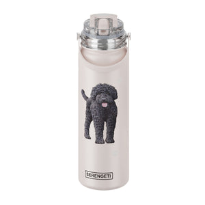 Labradoodle black Water Bottle