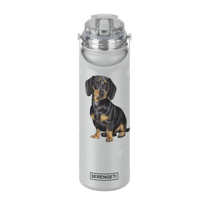 Dachshund black Water Bottle