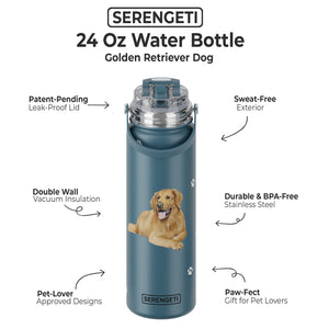 Golden Retriever Water Bottle