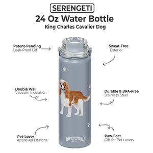 King Charles Cavalier Water Bottle