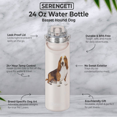 Basset Hound Water Bottle