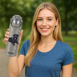 Labrador black Water Bottle