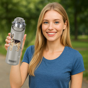 German Shepherd Water Bottle