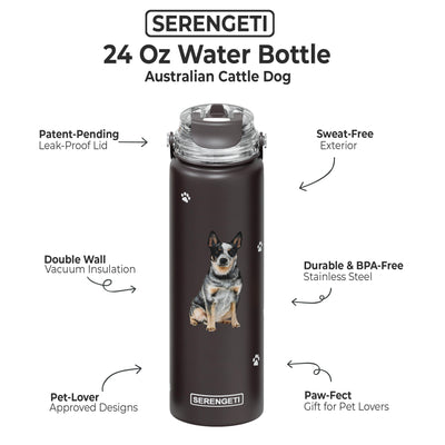 Australian Cattle Dog Water Bottle