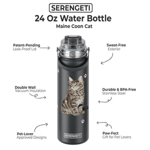 Maine Coon Cat Water Bottle