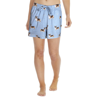 Welsh Corgi print women’s summer shorts with pockets – comfy and breathable pet lover gift for dog moms