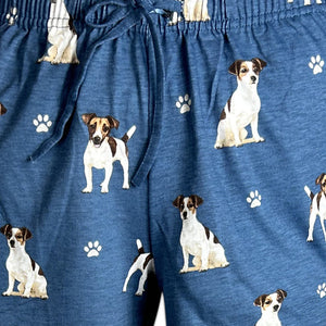 Jack Russell Women’s Summer Shorts – Soft Lounge Shorts with Pockets – Pet Lover Gift – Lightweight & Comfy Dog Print Shorts