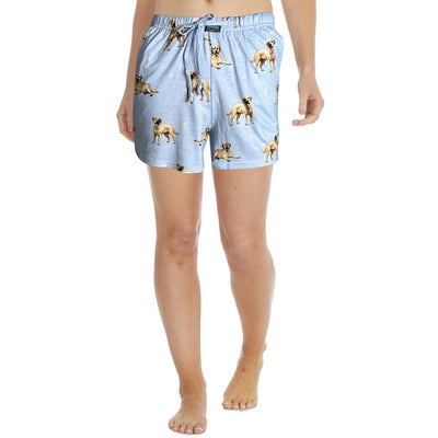 Labrador Yellow print women’s summer shorts with pockets – comfy and breathable pet lover gift for dog moms