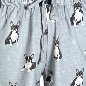 Boston Terrier Women’s Summer Shorts – Soft Lounge Shorts with Pockets – Pet Lover Gift – Lightweight & Comfy Dog Print Shorts