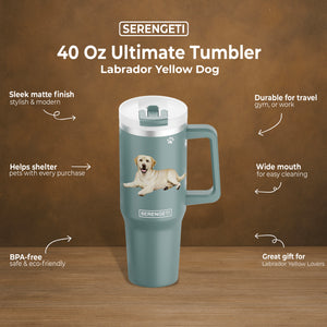 Labrador yellow 40 Oz Ultimate Tumbler