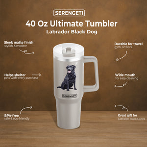 Labrador black 40 Oz Ultimate Tumbler