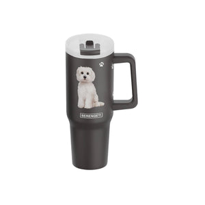 Maltese 40 oz Tumbler with Handle