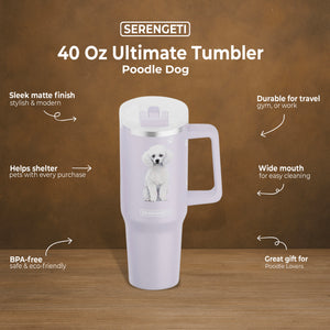 Poodle 40 Oz Ultimate Tumbler