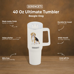 Beagle 40 Oz Ultimate Tumbler