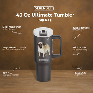 Pug 40 Oz Ultimate Tumbler