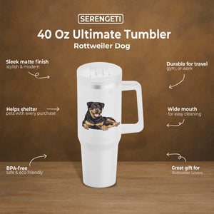 Rottweiler 40 Oz Ultimate Tumbler