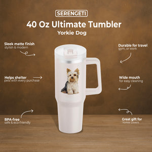 Yorkie 40 Oz Ultimate Tumbler