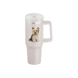 Yorkie 40 oz Tumbler with Handle