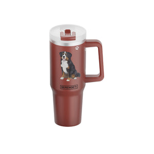 Bernese Mountain Dog 40 oz Tumbler with Handle