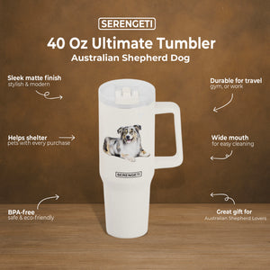 Australian Shepherd 40 Oz Ultimate Tumbler