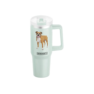 Boxer dog 40 oz Tumbler with Handle