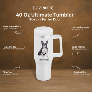 Boston Terrier 40 Oz Ultimate Tumbler