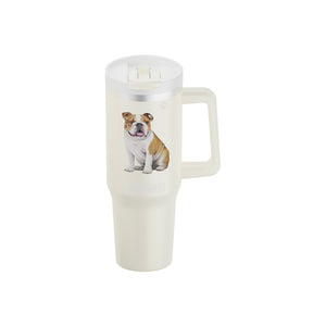 Bulldog 40 Oz Tumbler with Handle