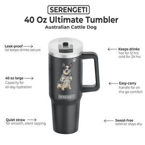 Australian Cattle Dog 40 Oz Ultimate Tumbler