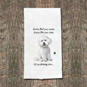Bichon Frise Kitchen Towel