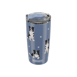 Border Collie 20 Oz Stainless steel Insulated Tumbler