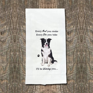 Border Collie Kitchen Towel