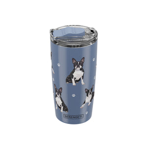 Boston Terrier 20 Oz Stainless steel Insulated Tumbler