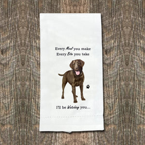 Labrador chocolate Kitchen Towel