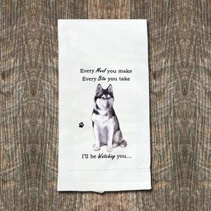 Siberian Husky Kitchen Towel