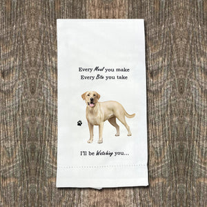 Labrador yellow Kitchen Towel