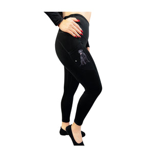 Labrador black High Rise Yoga Leggings
