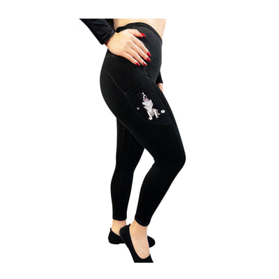Border Collie High Rise Yoga Leggings