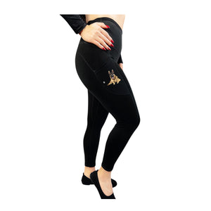 German Shepherd High Rise Yoga Leggings