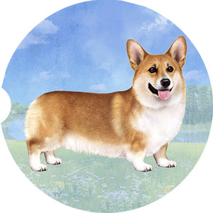 Welsh Corgi Standing car coaster