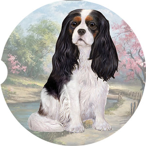 Cavalier King Charles Sitting car coaster