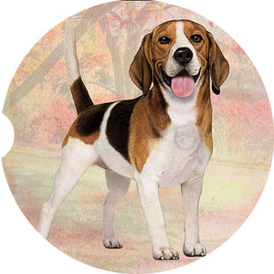 Beagle Standing car coaster