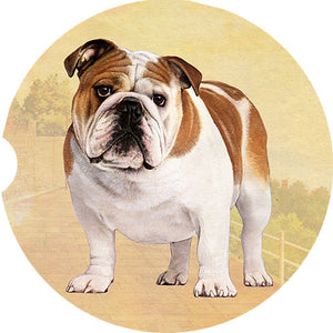 Bulldog Standing car coaster